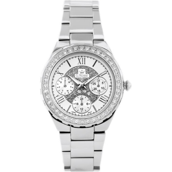 G. Rossi Watch - Alore (zg646a) Silver + Box - (9656B-3C1)