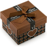 Inny Gift Box For Watch - Hearts Brown - (9618-0)