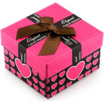 Inny Gift Box For Watch - Hearts Dark Pink - (9616-0)
