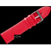 Inny Leather Watch Strap - Maroon - 24mm - (3653-0)