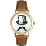 Inny WOMEN'S Cylinder WATCH, Moustache - Asox (zx580a) - (1271-0)