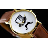 Inny WOMEN'S Cylinder WATCH, Moustache - Asox (zx580a) - (1271-0)