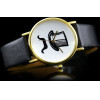 Inny WOMEN'S Cylinder WATCH, Moustache - Asox (zx580b) - (1272-0)