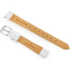 Jordan Kerr Leather Watch Strap - White - 12mm - (10553-0)