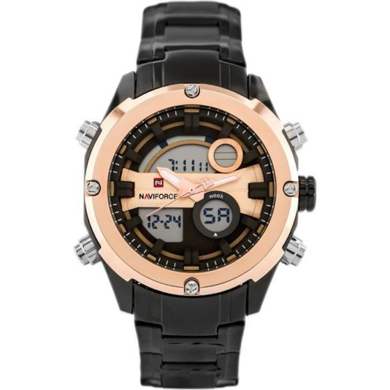 Naviforce Glock MEN'S Watch (zn039c) - black/Red - (NF9088M)