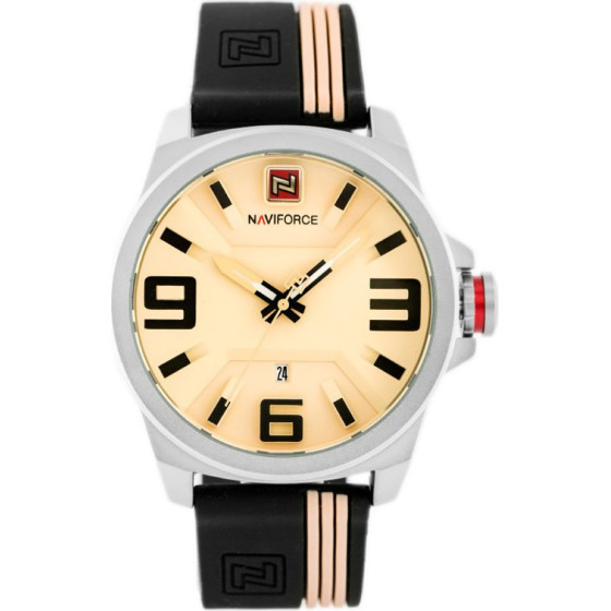 Naviforce MEN'S Watch - (zn045a) - beige/Black - (NF9098)