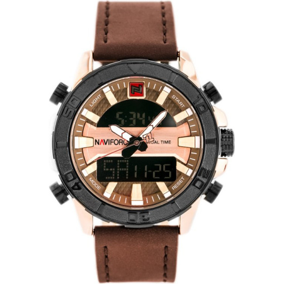 Naviforce MEN'S Watch - NF9114 (zn046e) - brown/Rosegold - (NF9114 RGCEBN)