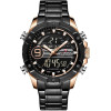 Naviforce MEN'S Watch - NF9146S (zn089c) - black/Rosegold + Box - (NF9146S RGRGB)