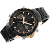 Naviforce MEN'S Watch - NF9146S (zn089c) - black/Rosegold + Box - (NF9146S RGRGB)