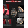 Naviforce MEN'S Watch NF9188T - (zn121d) + Box - (NF9188T RGBB)