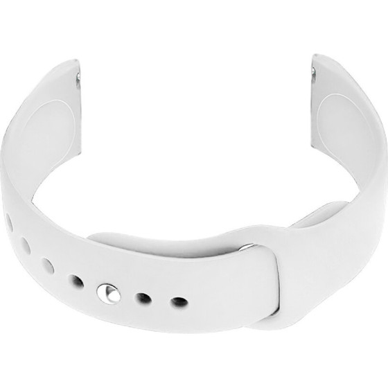 Pacific 20mm Rubber Watch Strap - Black - (U21)