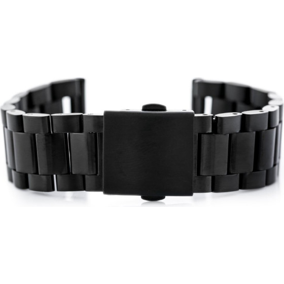 Pacific Bracelet - Black 20mm - (Model 1 solid)