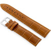Pacific Dark Brown Leather Watch Strap - 24mm - (W102L)