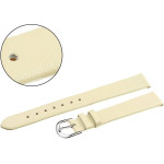 Pacific Leather Watch Strap - Beige - 16mm - (W36L)