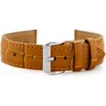 Pacific Leather Watch Strap - Black - 24mm - (W06)