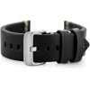 Pacific Leather Watch Strap - Black - 24mm - (W32)