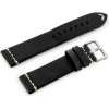 Pacific Leather Watch Strap - Black - 24mm - (W32)