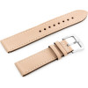 Pacific Leather Watch Strap - black/Black 20mm - (W81)