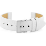 Pacific Leather Watch Strap - black/sr. 20mm - (W107)