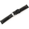 Pacific Leather Watch Strap - Dark Brown 24mm - (W29)