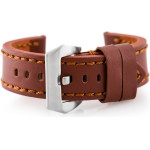 Pacific Leather Watch Strap - Premium - Brown - 20mm - (W27)