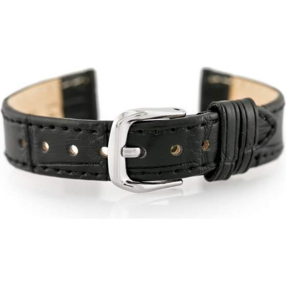 Pacific Leather Watch Strap - Purple - 22mm - (W41)