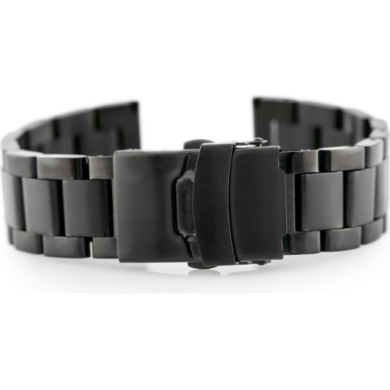 Pacific Model 3 Solid Bracelet - Black 18mm - (M3 Solid steel)