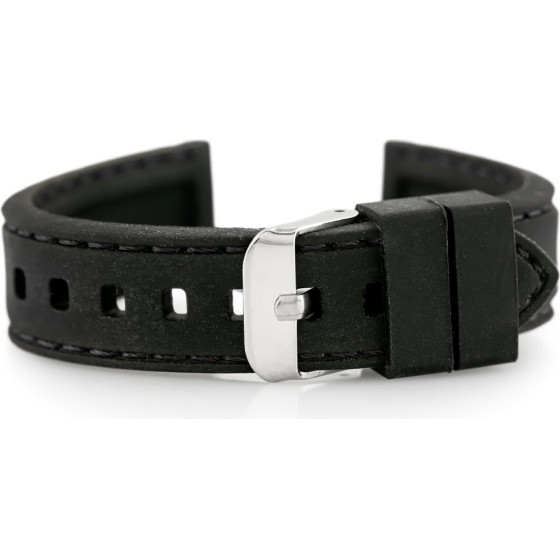 Pacific Rubber Watch Strap - White 26mm - (U20)