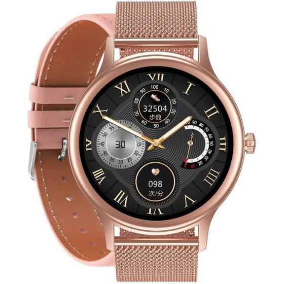 Pacific Smartwatch WOMEN'S 18-1 - Bransolet + BELT: Rosegold / Pink (sy015a) - (PACIFIC 18-1)