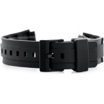 Pacific Watch Rubber Strap - Model 5 Black - 18mm - (15342-0)