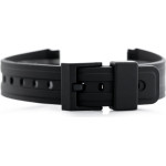 Pacific Watch Rubber Strap - Model 6 Black - 18mm - (15344-0)