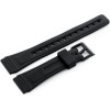 Pacific Watch Rubber Strap - Model 6 Black - 18mm - (15344-0)