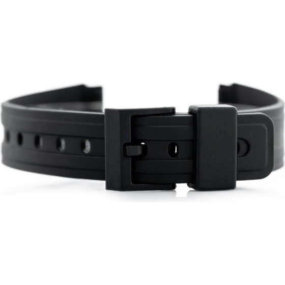 Pacific Watch Rubber Strap - Model 6 Black - 18mm - (15344-0)