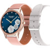Pacific WOMEN'S Smartwatch 18-6 - Two BANDS: Pink / White (sy015f) - (PACIFIC 18-6)