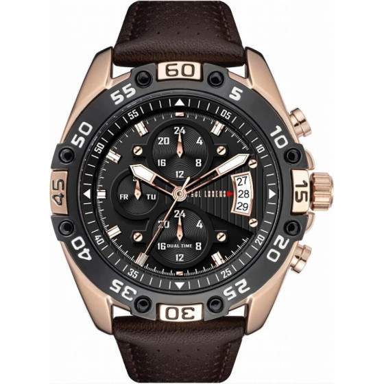 Paul Lorens Male Watch -PL8754A5-1B1 (zg375d) + Box - (PL8754A5-1B1)