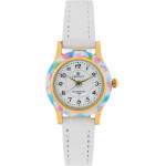 Perfect CHILDREN'S Communion Watch LP195-06 - white/Gold + Box - (PERFECT LP195-06)