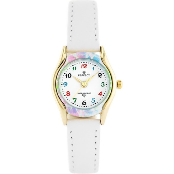 Perfect CHILDREN'S Watch - Communion - White / Color Ring (zp800b) + Box - (LP223-04)
