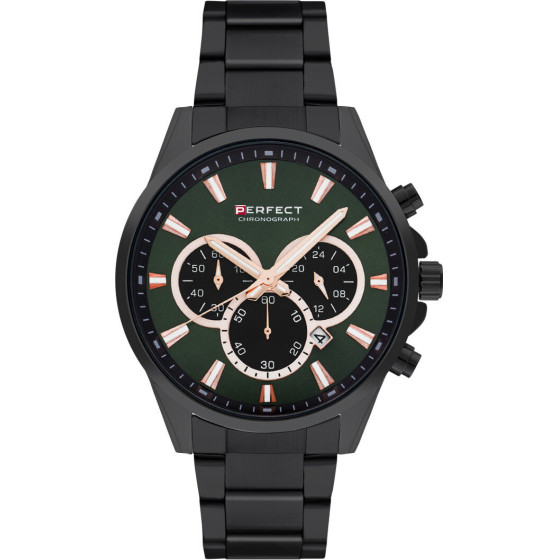 Perfect Male Watch - Chronograph (zp386d) + Box - (M510CH-04)