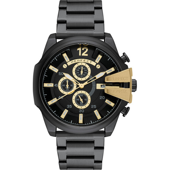 Perfect Male Watch - Chronograph (zp387a) + Box - (M513CH-07)