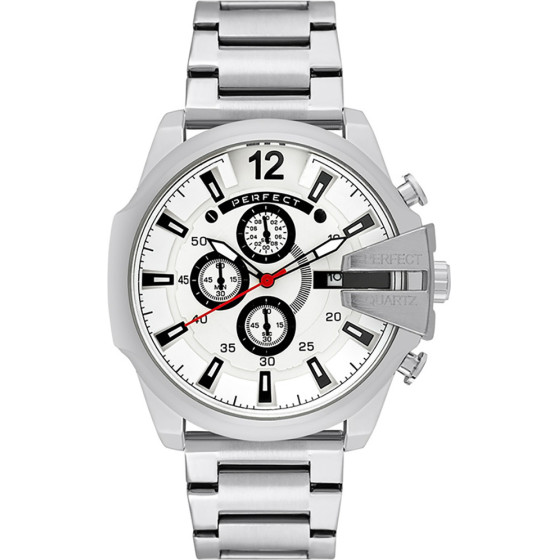 Perfect Male Watch - Chronograph (zp387b) + Box - (M513CH-01)