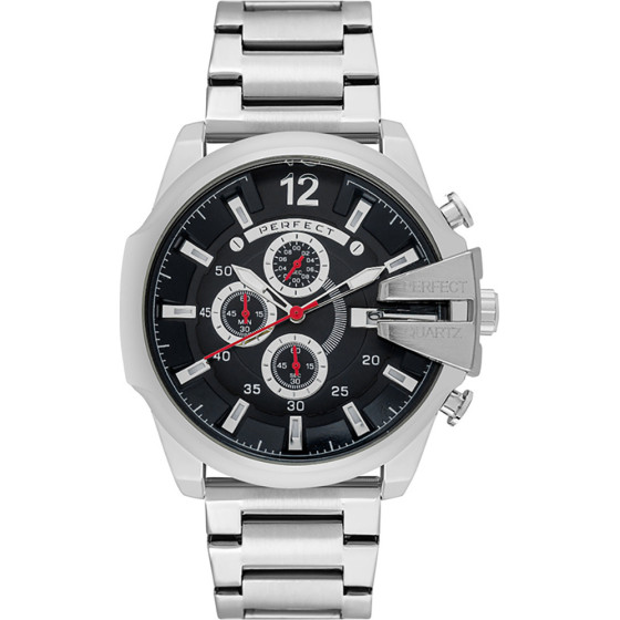 Perfect Male Watch - Chronograph (zp387c) + Box - (M513CH-03)