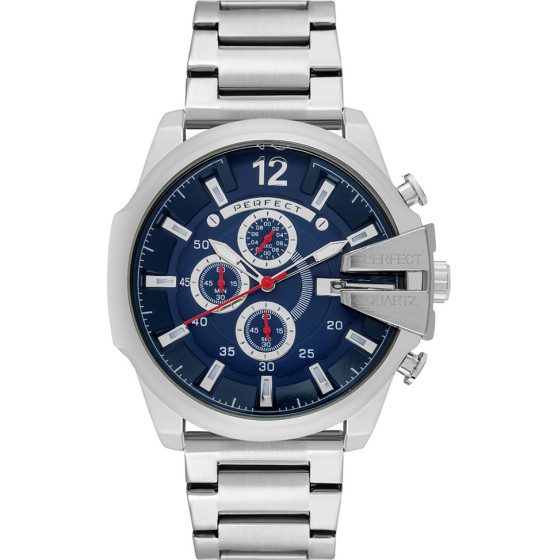 Perfect Male Watch - Chronograph (zp387d) + Box - (M513CH-04)