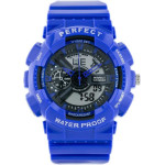 Perfect MEN'S Shock Watch (zp219f) - Orange - (A867)