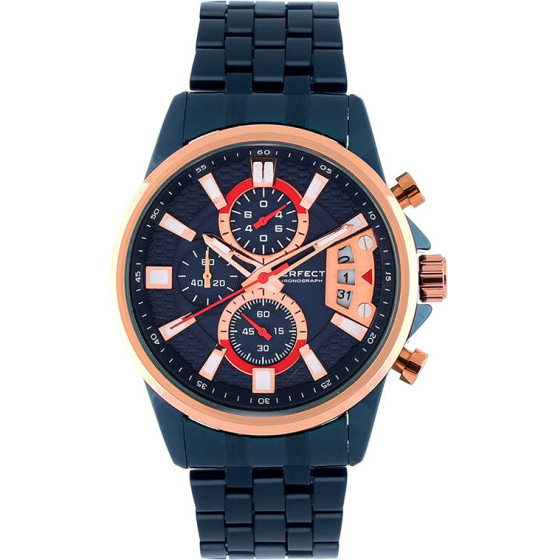 Perfect MEN'S Watch - Chronograph (zp383d) + Box - (M504CH-06)