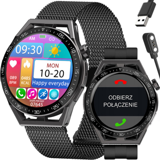 Rubicon MEN'S Smartwatch - CONNECTIONS, Own Dial (sr033d) - (RNCE88)