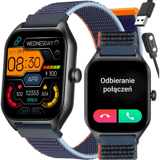 Rubicon Smartwatch Unisex - Bluetooth CONNECTIONS, Always On Display (sr049g) - (RNCF03)