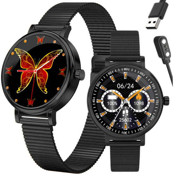 Rubicon WOMEN'S Smartwatch - BPWATCH, Pulsoksymeter (sr013d) - (RNBE64)