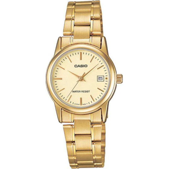Casio LTP-V002G-9A WOMEN'S Watch (zd587h) + Box - (LTP-V002G-9AUDF)