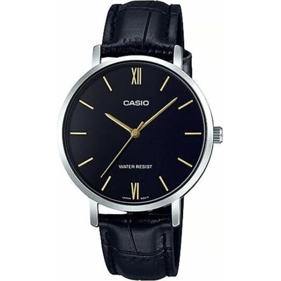 Casio MEN'S Watch + Box (zd165g) - (MTP-VT01L-1B)