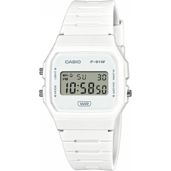 Casio MEN'S Watch + Box - (F-91WB-7A)